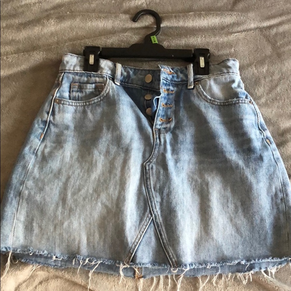 jean skirt